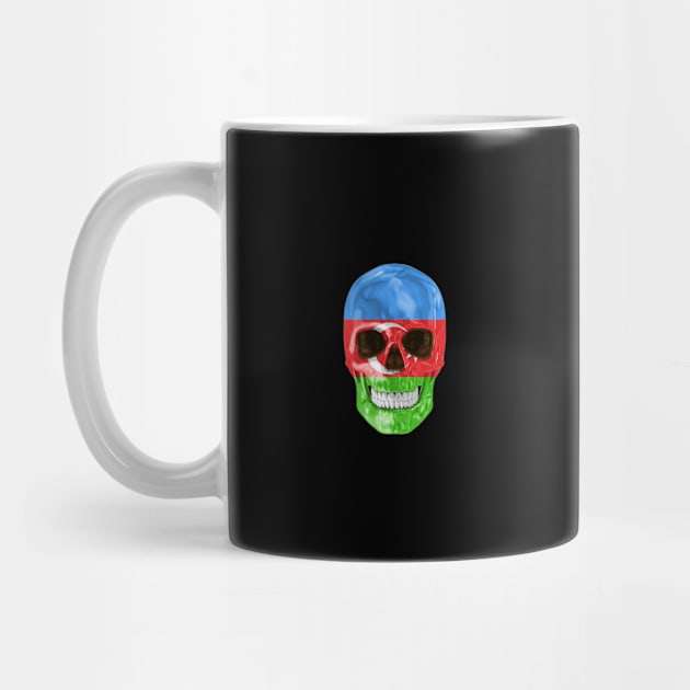 Azerbaijan Flag Skull - Gift for Azerbaijani With Roots From Azerbaijan by Country Flags